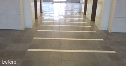 clean and seal before